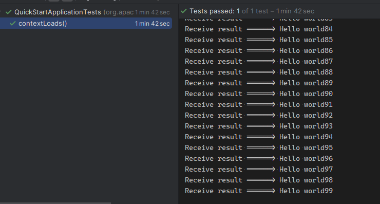 Apache Dubbo [Bug] In Dubbo 3.3.0 & 3.2.16, when using AsyncContext for asynchronous service processing, during a loop of 10,000 iterations, a java.util.concurrent.RejectedExecutionException: null is occasionally thrown.