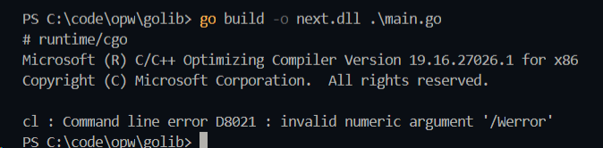 Golang cmd/link: MSVC support (MSVC object + linking with MSVC)