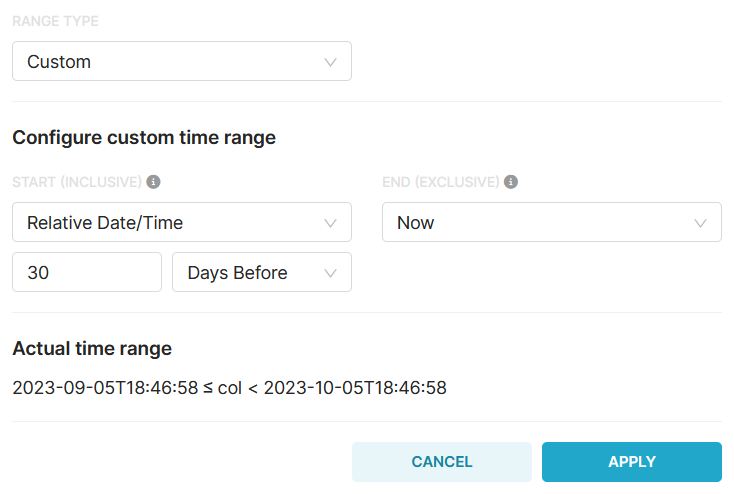 Apache Superset Alerts .csv does not use a chart's time filters -- regression in 3.0.0