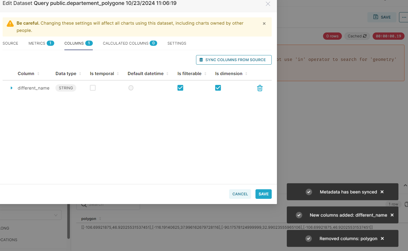 Apache Superset deck.gl Polygon does not work when column name is 