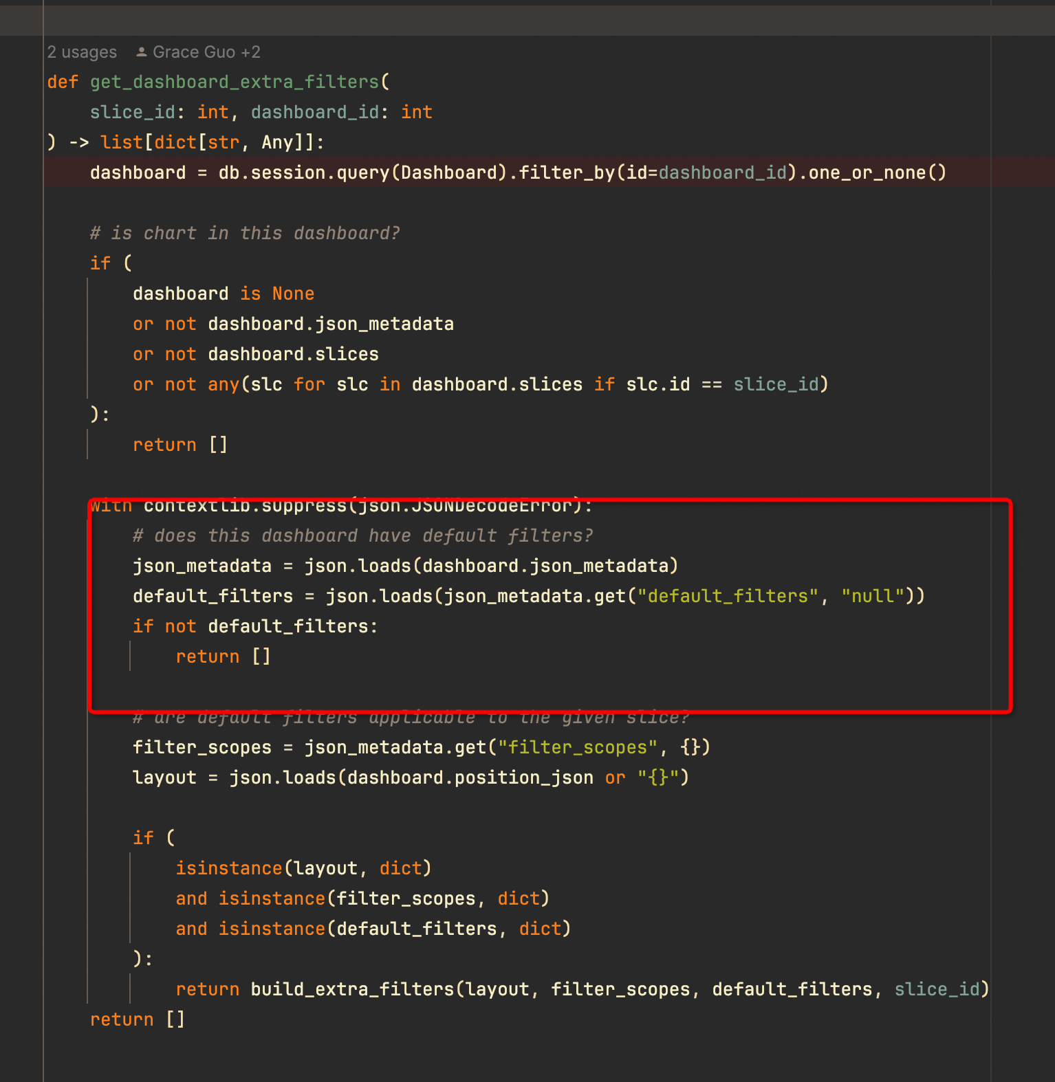 Apache Superset ChartWarmUpCacheCommand still use  legacy filter scopes