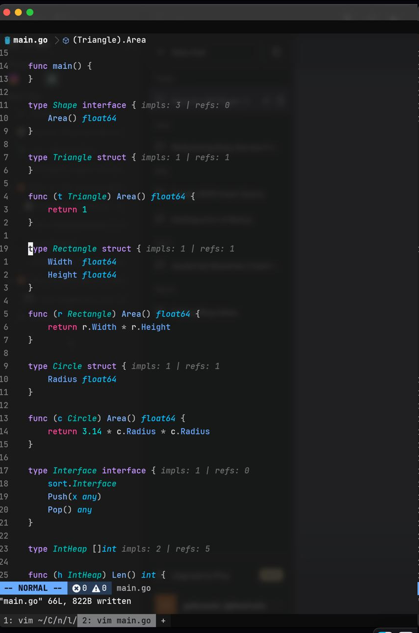 Golang x/tools/gopls: add codelens to show number of references to each symbol