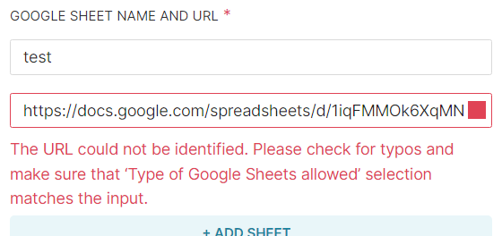 Apache Superset Superset 3.0.2 Public Googlesheet can be read without service account credentials but throws error when you add creds