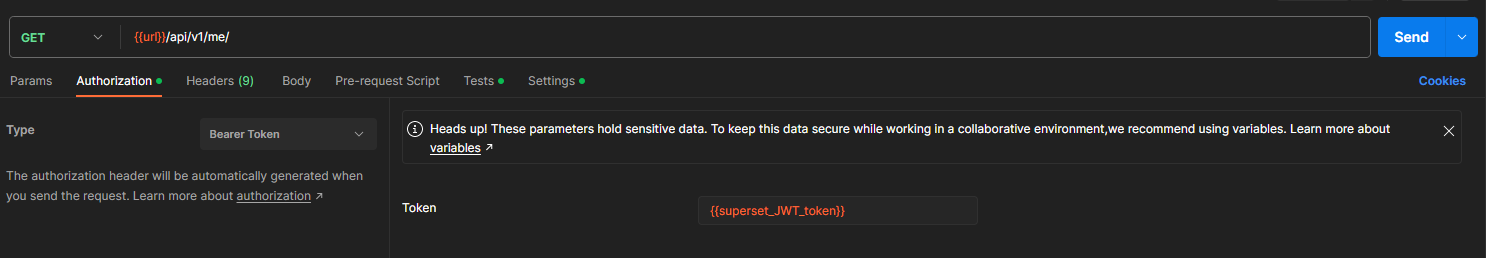 Apache Superset API 