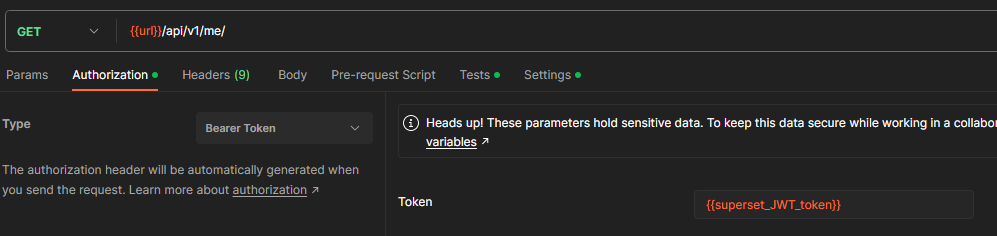 Apache Superset API 