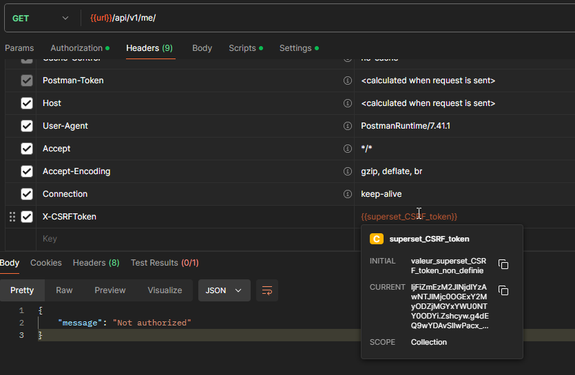Apache Superset API 