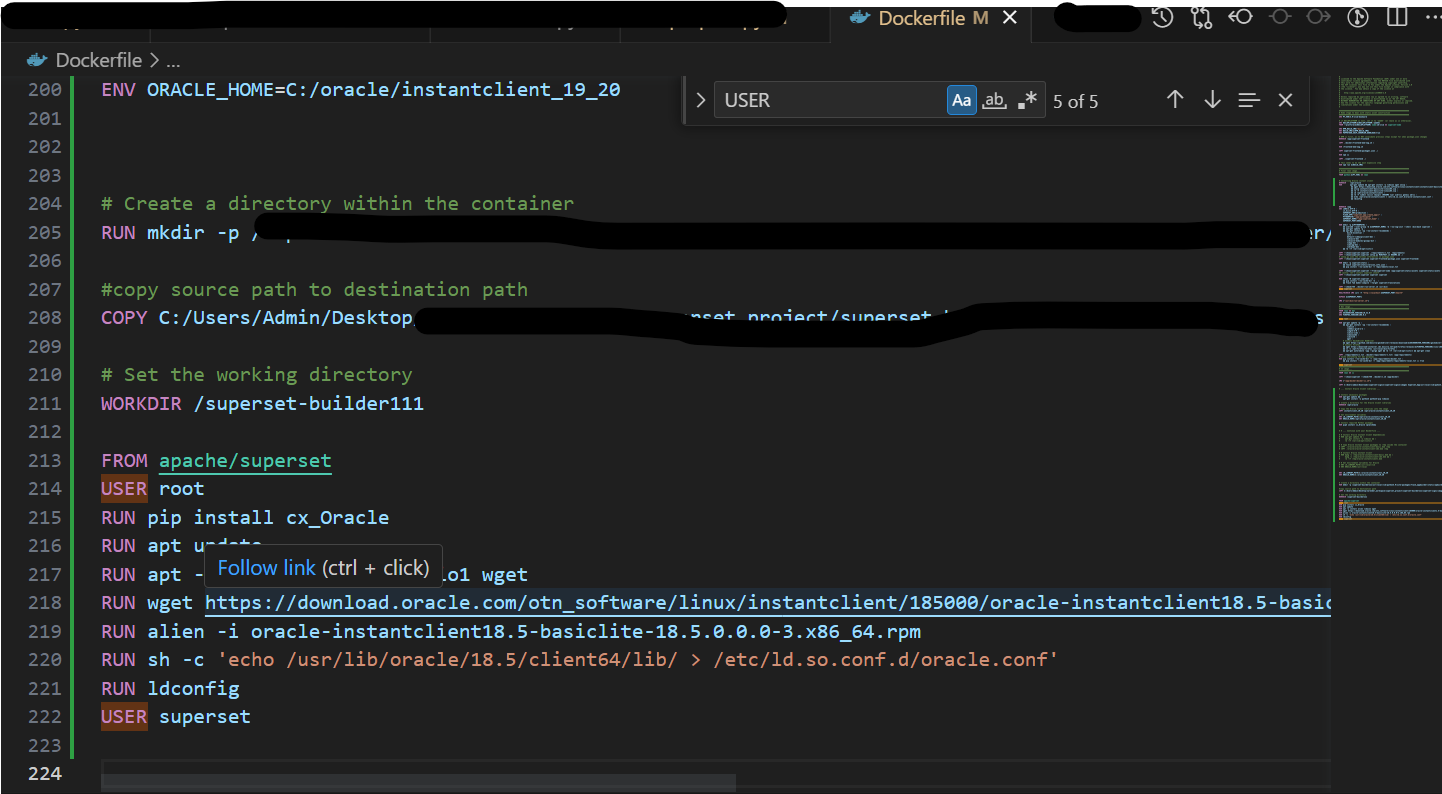 Apache Superset Can't connect to Oracle DB