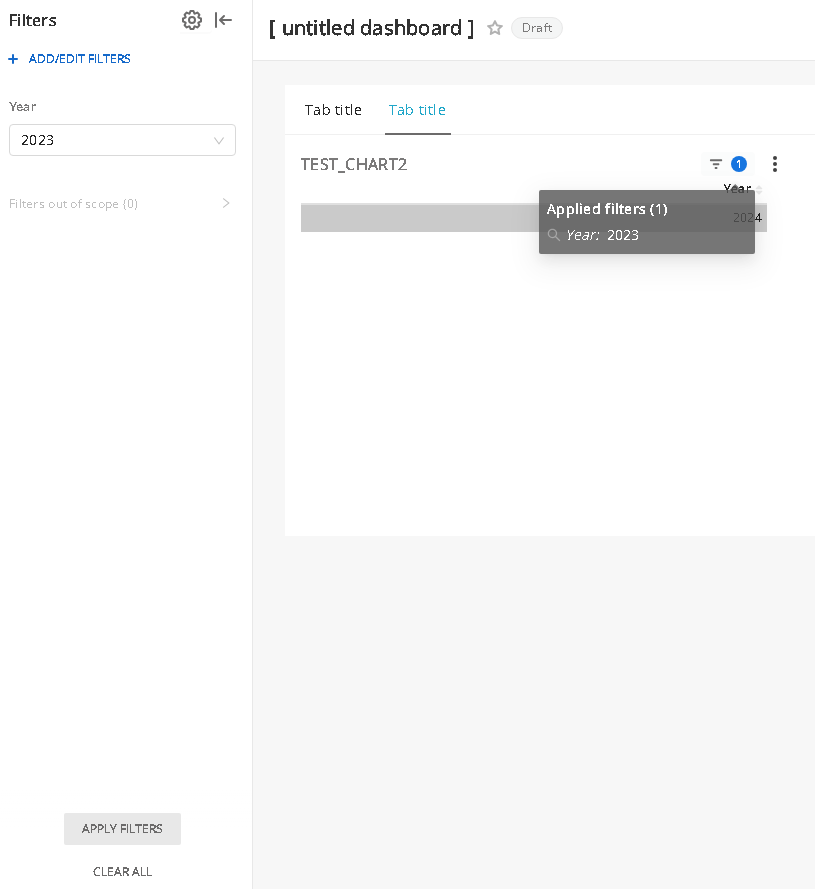 Apache Superset Auto-refresh broken filtering on multiple tabs
