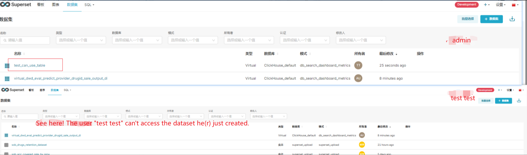 Apache Superset Security: table permission