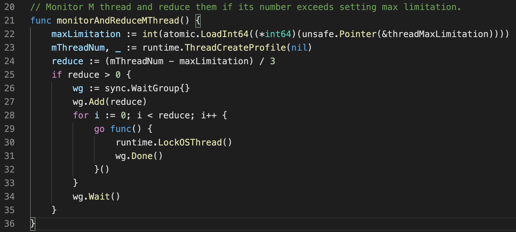 Golang runtime: let idle OS threads exit