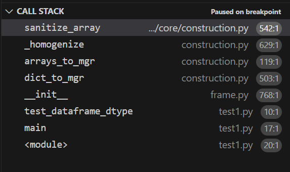 Pandas BUG: Empty list passed to Series returns object dtype, but via DataFrame returns float64