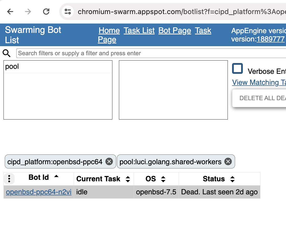 Golang x/build: add LUCI openbsd-ppc64 builder