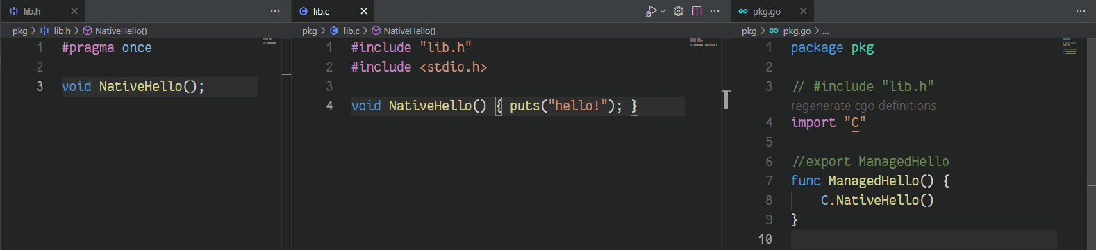Golang cmd/go: exported functions in non-main package do not generate header files