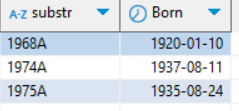 From databse