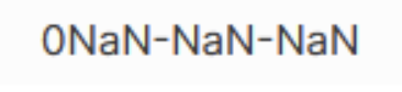 Apache Superset NaN - date fields are not displayed correctly in superset 